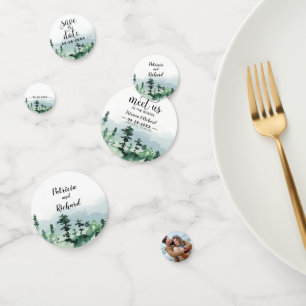 Confettis Rencontrons-nous dans les bois Mariage en plein ai