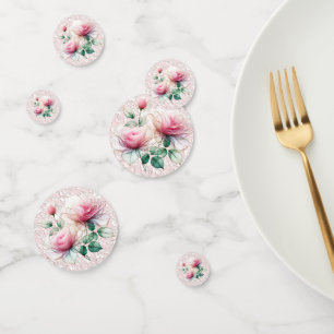 Confettis Roses de chiffon rose