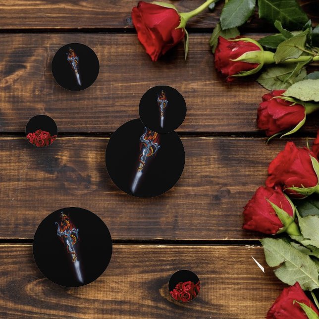 Confettis Roses d'épée de dragon rouge (Créateur téléchargé)