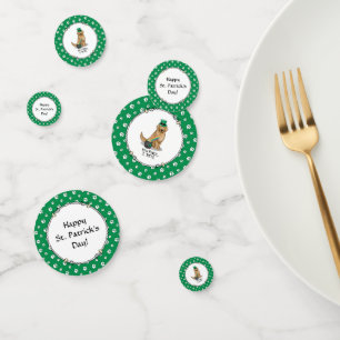 Confettis Saint Patrick's Day Golden Retriever Chien