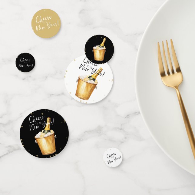 Confettis Salutations au Nouvel An (Groupe)