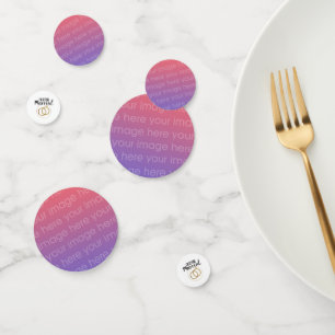 Confettis Se marier ajoutez vos propres photos pour customis
