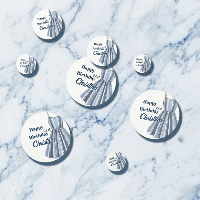 Confettis Seaside Stripes Celebration Birthday (Effortless Party Charm)