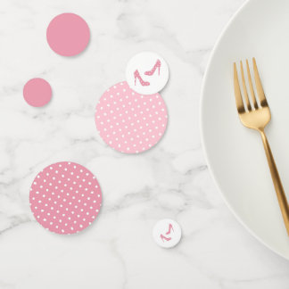 Confettis Si la chaussure est rose