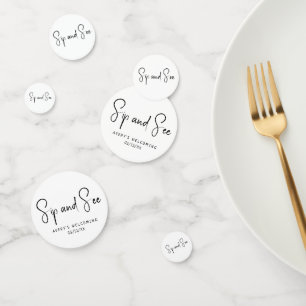 Confettis Sip Neutre Moderne Simple Et Voir