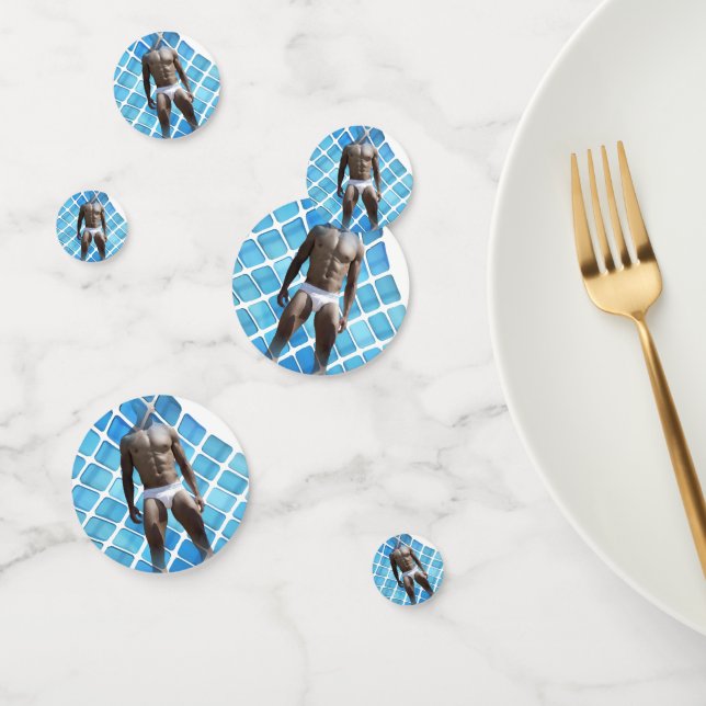 Confettis SlipperyJoe's Homme sous-vêtements 6 pack poitrine (Groupe)