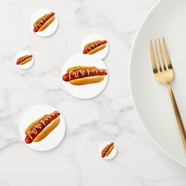Confettis SlipperyJoe's Hotdog viande hachée grill (Groupe)