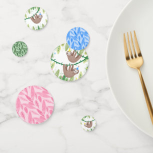 Confettis Super mignon paresse en casquettes de fête