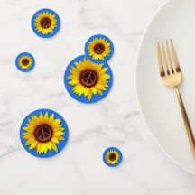Symbole de paix tournesol ukrainien signe d'amour 
