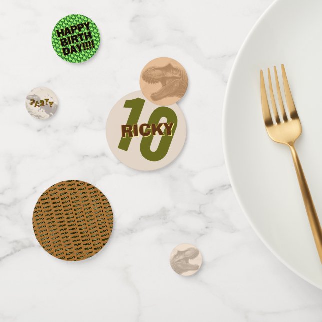 Confettis T-rex Dinosaur (Groupe)