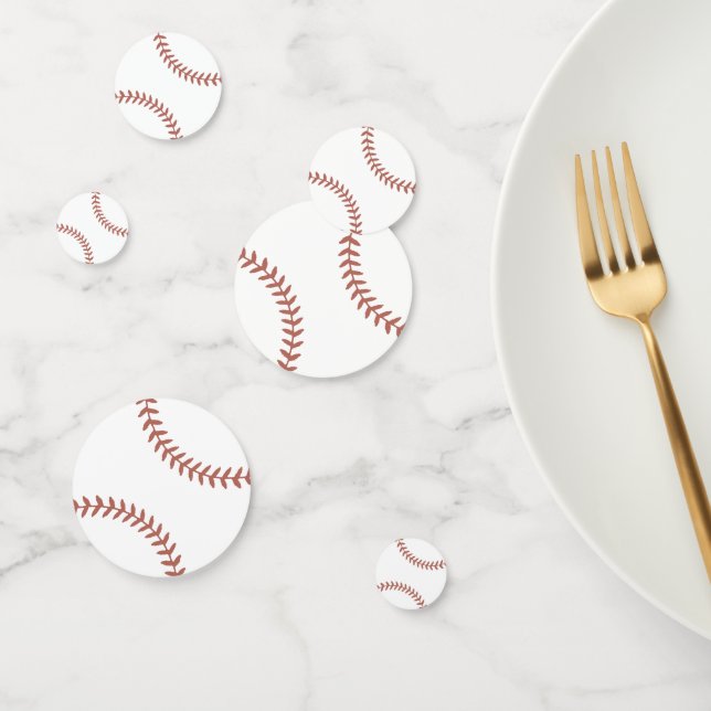 Confettis Table d'anniversaire de baseball (Groupe)