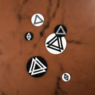 Confettis Table Triangulaire Viking