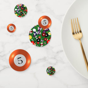 Confettis Tablefetti - billards et boule 5