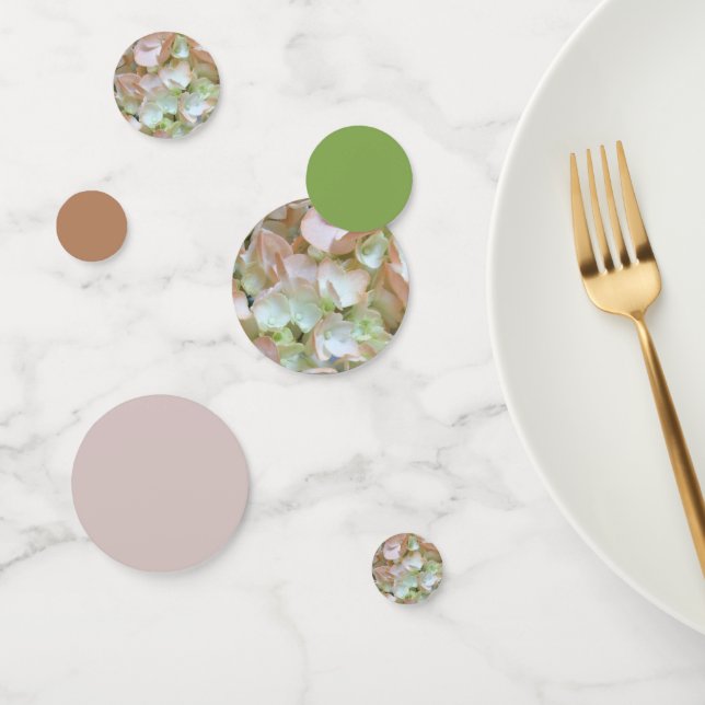 Confettis Tablefetti - Peach Hydrangea (Groupe)