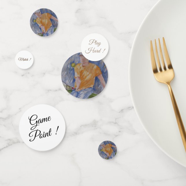 Confettis Tennis Sport Anniversaire (Groupe)