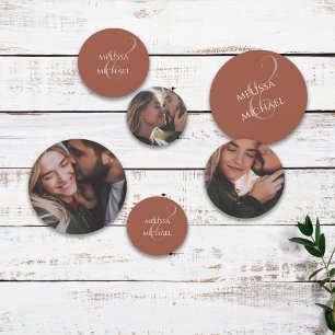 Confettis Terracotta Photo Verdure Ampersand Script