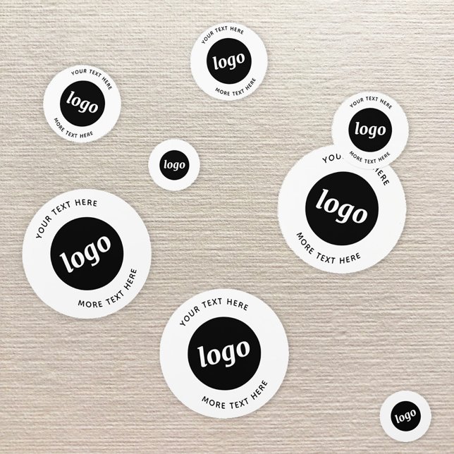 Confettis Texte personnalisé simple pour la promotion commer (Logo and custom text business promotional confetti)