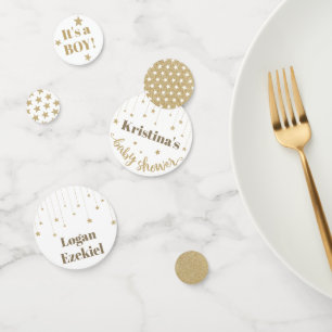 Confettis Thème Baby shower Gold Twinkle Little Star