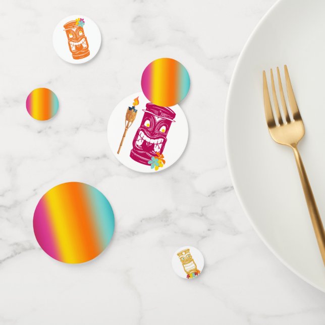 Confettis Totems Tiki (Groupe)