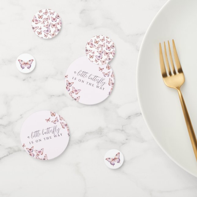 Confettis Un Petit Papillon Mignonne Sur Le Chemin Du Baby s (Groupe)