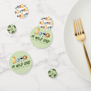 Confettis Un Sauvage Sur Le Chemin Du Baby shower Safari