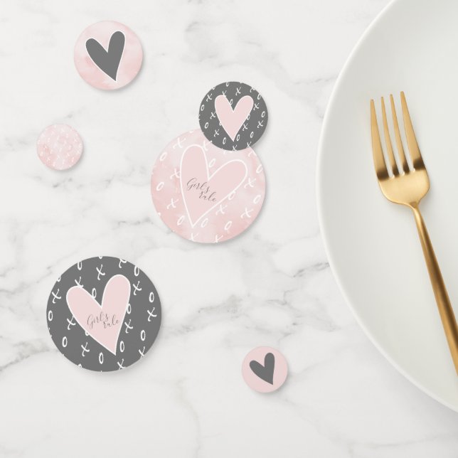 Confettis Valentin's Hearts x and o (Groupe)