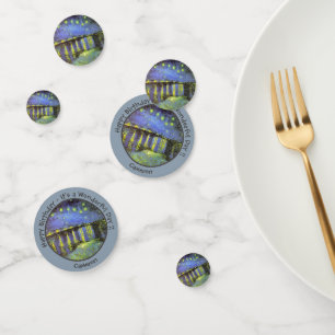 Confettis van Gogh Starry Night Over the Rhone Party Objets