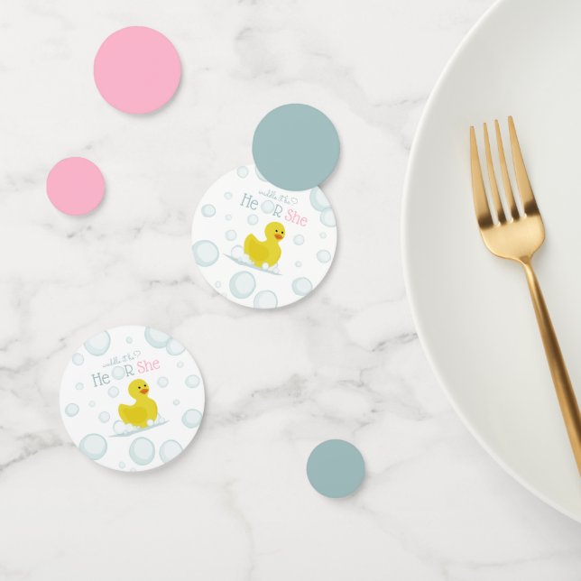 Confettis Waddit it Be Genre Révéler Rubber Duck Bubbles (Groupe)