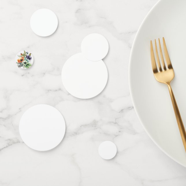 Confettis watercolor flowers (Groupe)