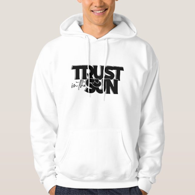 Confiance 3D Dans Le Sweat - shirt à capuche Sun (Devant)