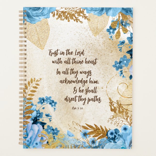 Confiance dans le Seigneur KJV Bible Verse (Devant)