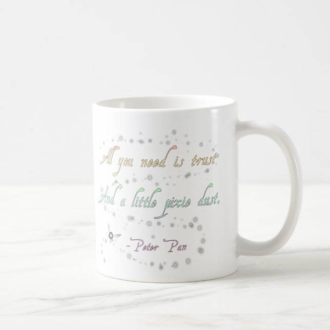 Confiance et tasse de la poussière de lutin (Droite)