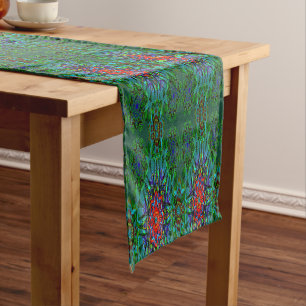 Confianza textile texture mandala pattern short table runner