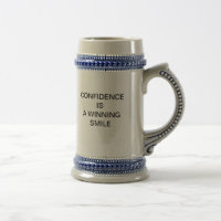 CONFIDENCE IS A WINNING SMILE MUG