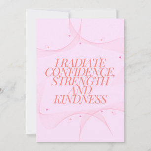 Confidence, Kindness, Spiritual, Inspirational Holiday Card