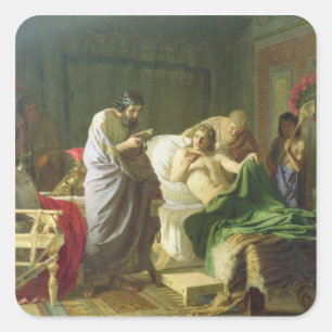 Confidence of Alexander the Great Square Sticker