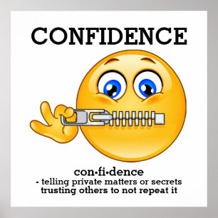 CONFIDENCE - Vocabulary Poster