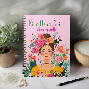 Confident and Spirited Boho Girl Notebook