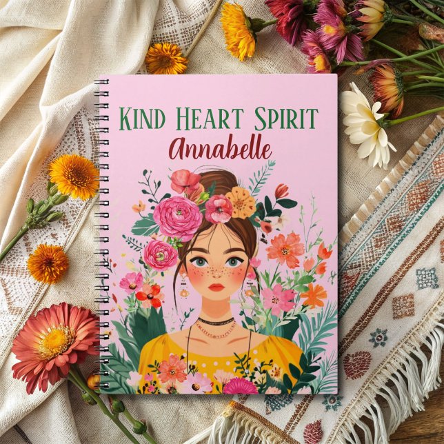 Confident and Spirited Boho Girl Notebook (Creator Uploaded)