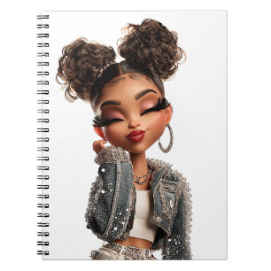 Confident Couture Cutie Spiral Photo Notebook
