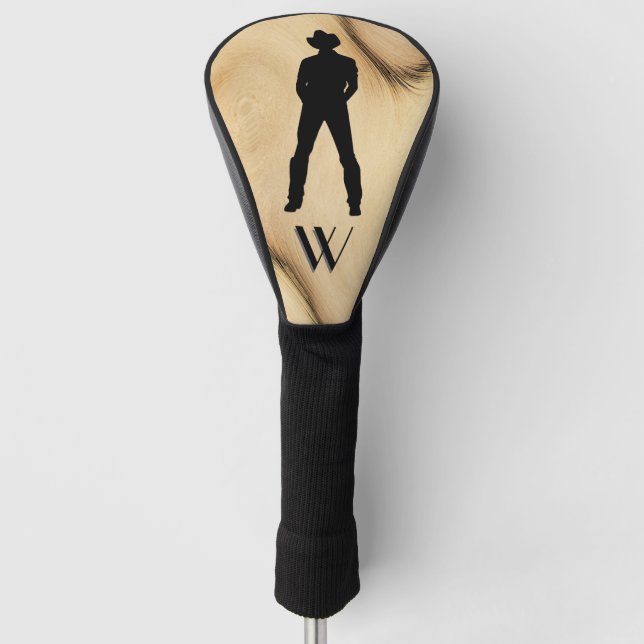 Confident Cowboy Golf Head Cover (Front)