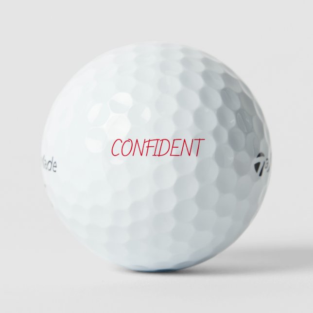 CONFIDENT GOLF BALLS (Front)