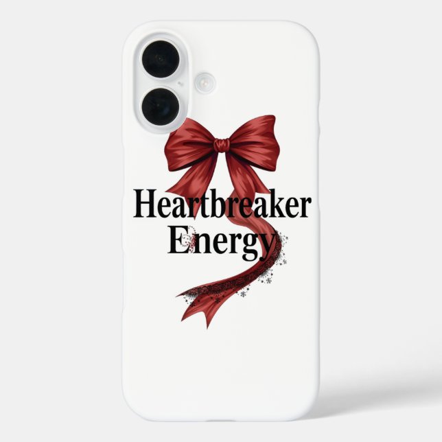 Confident "Heartbreaker Energy" Quote Case-Mate iPhone Case (Back)
