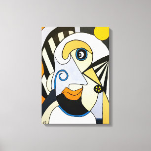Confident Lady Stretched Canvas Print