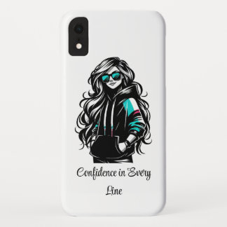 Confident Streetwear Girl iPhone XR Case