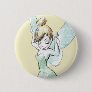 Confident Tinker Bell 2 Inch Round Button
