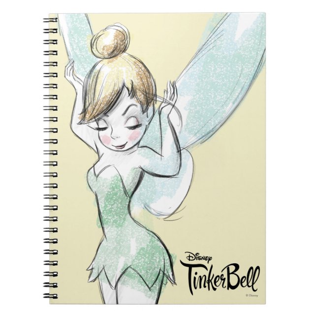Confident Tinker Bell Notebook (Front)