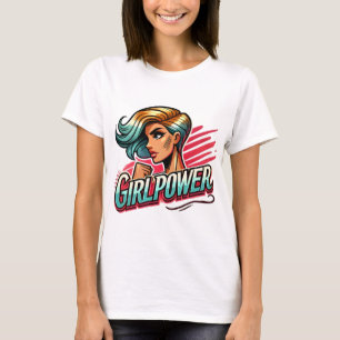 Confident Woman – Bold and Vibrant Illustration T-Shirt