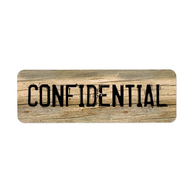 CONFIDENTIAL (Front)