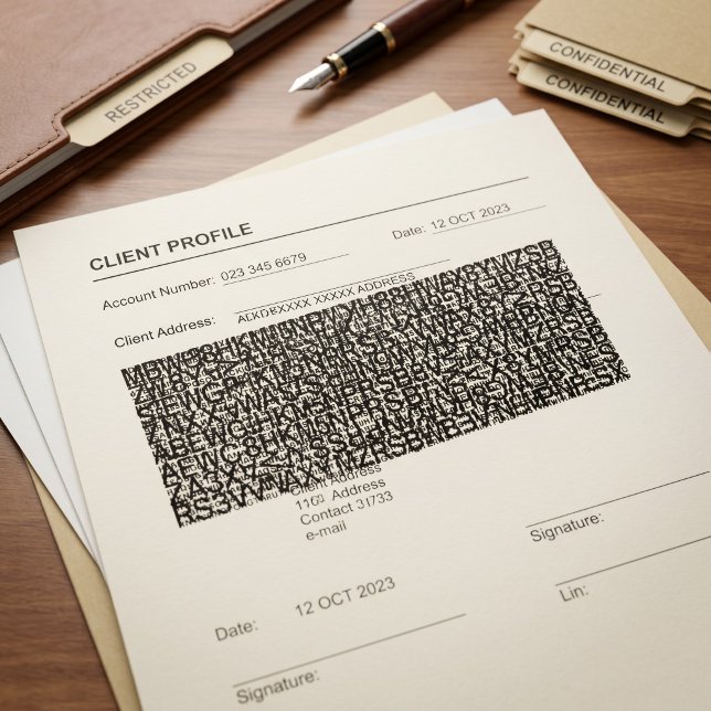 Confidential Document Security Self-inking Stamp (Creator Uploaded)